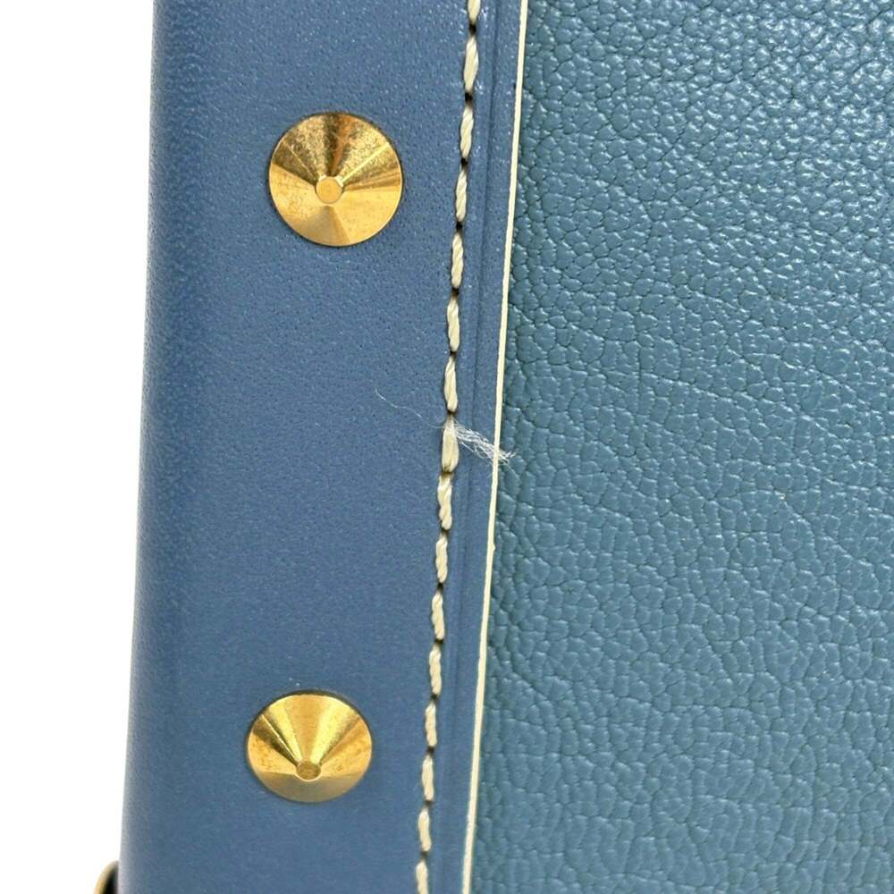 Louis Vuitton Tarantue One-Shoulder Handbag, Suhali Blue, M91821, Women's - Picture 4 of 10